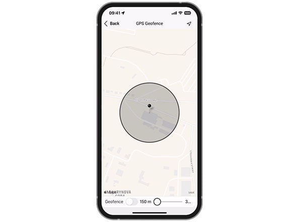 App-geofence
