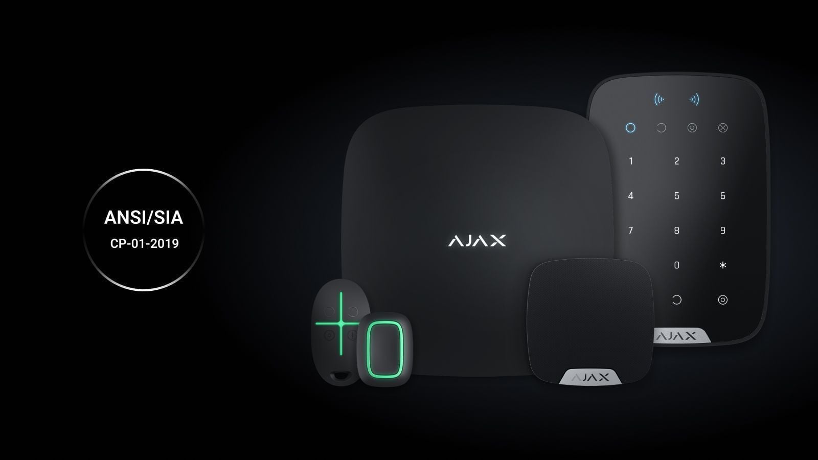 Ajax devices are now compliant with the American SIA CP-01 standard