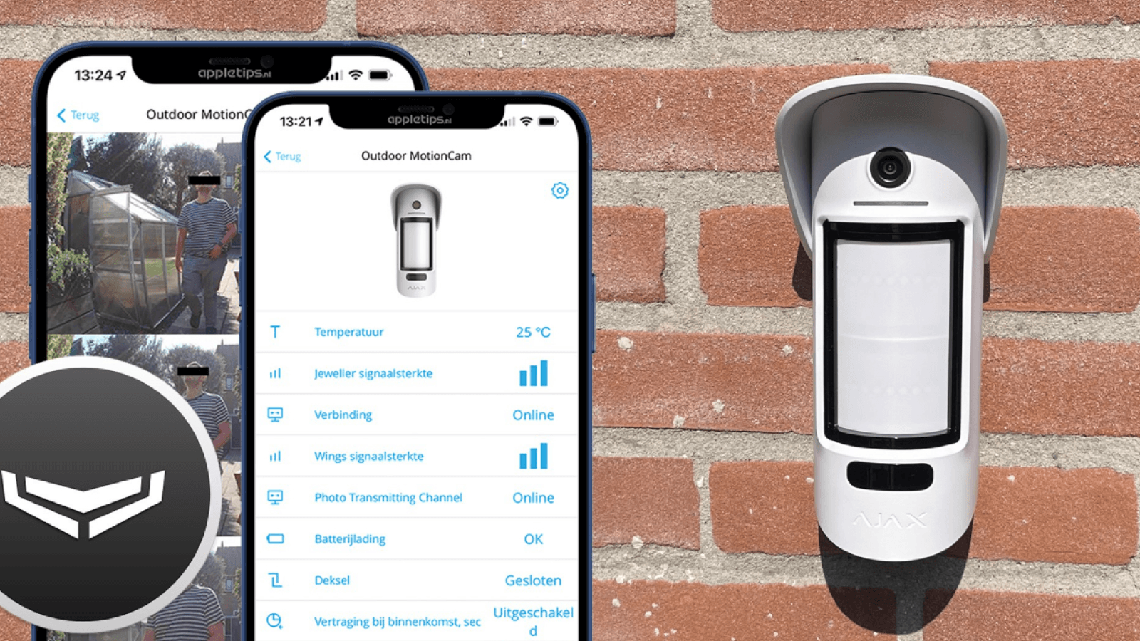 Ajax Systems: MotionCam Outdoor, bewegingssensor met camera