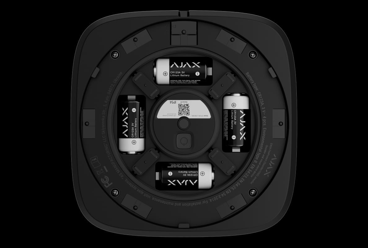 Compartiment de la batterie