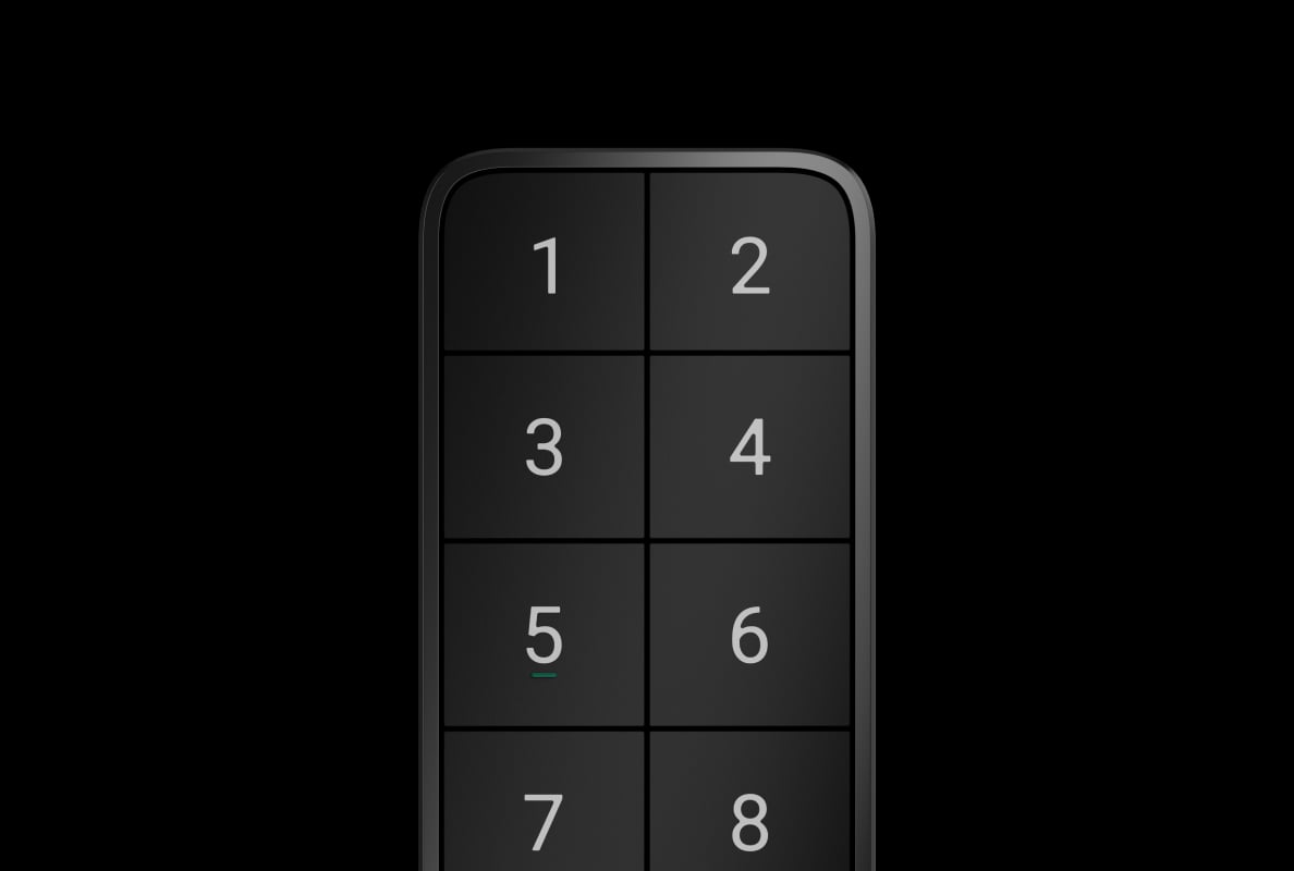 Large mechanical buttons