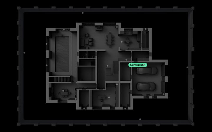 Historic building with thick walls