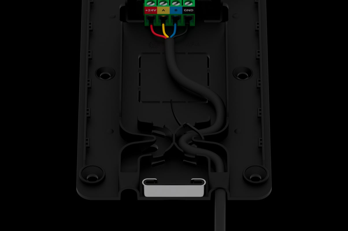 Cable channel with tie slots
