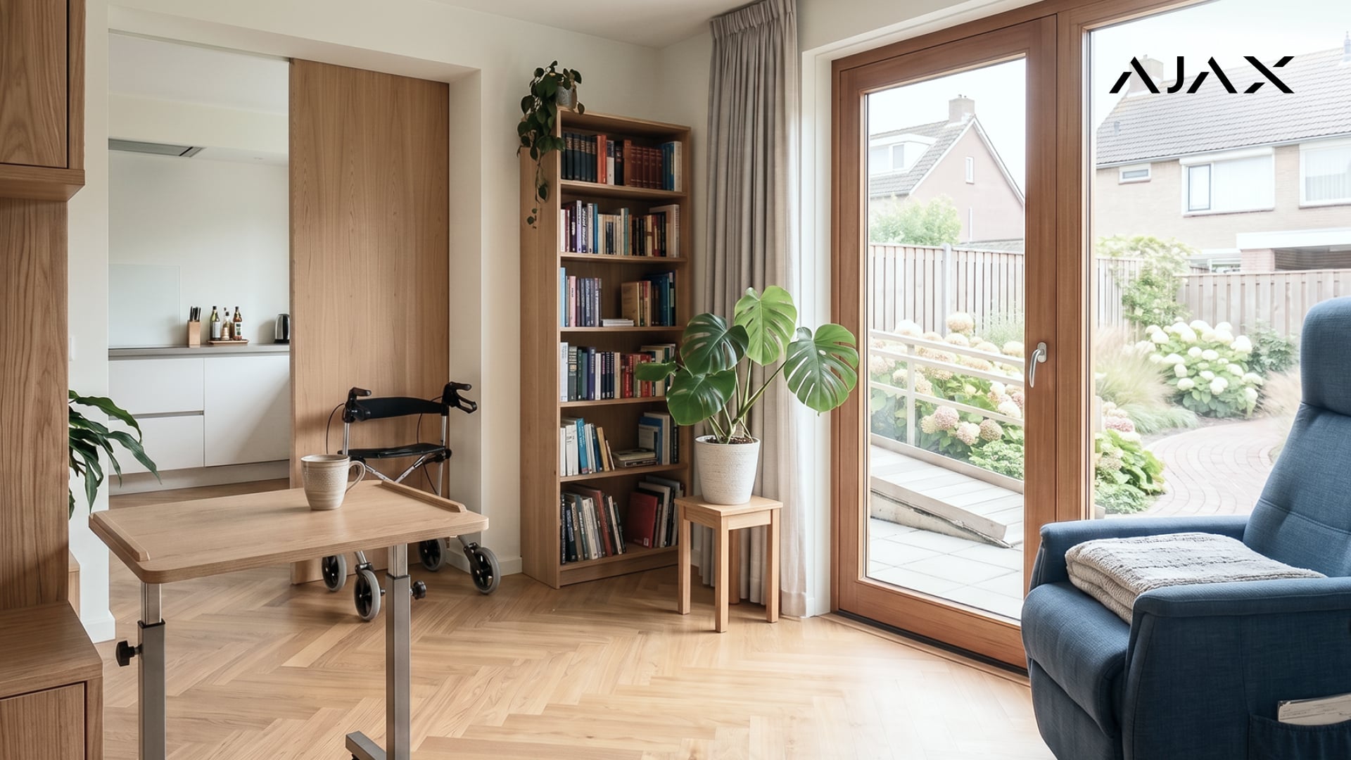 Aging at home, backed by an accessible system for everyday safety
