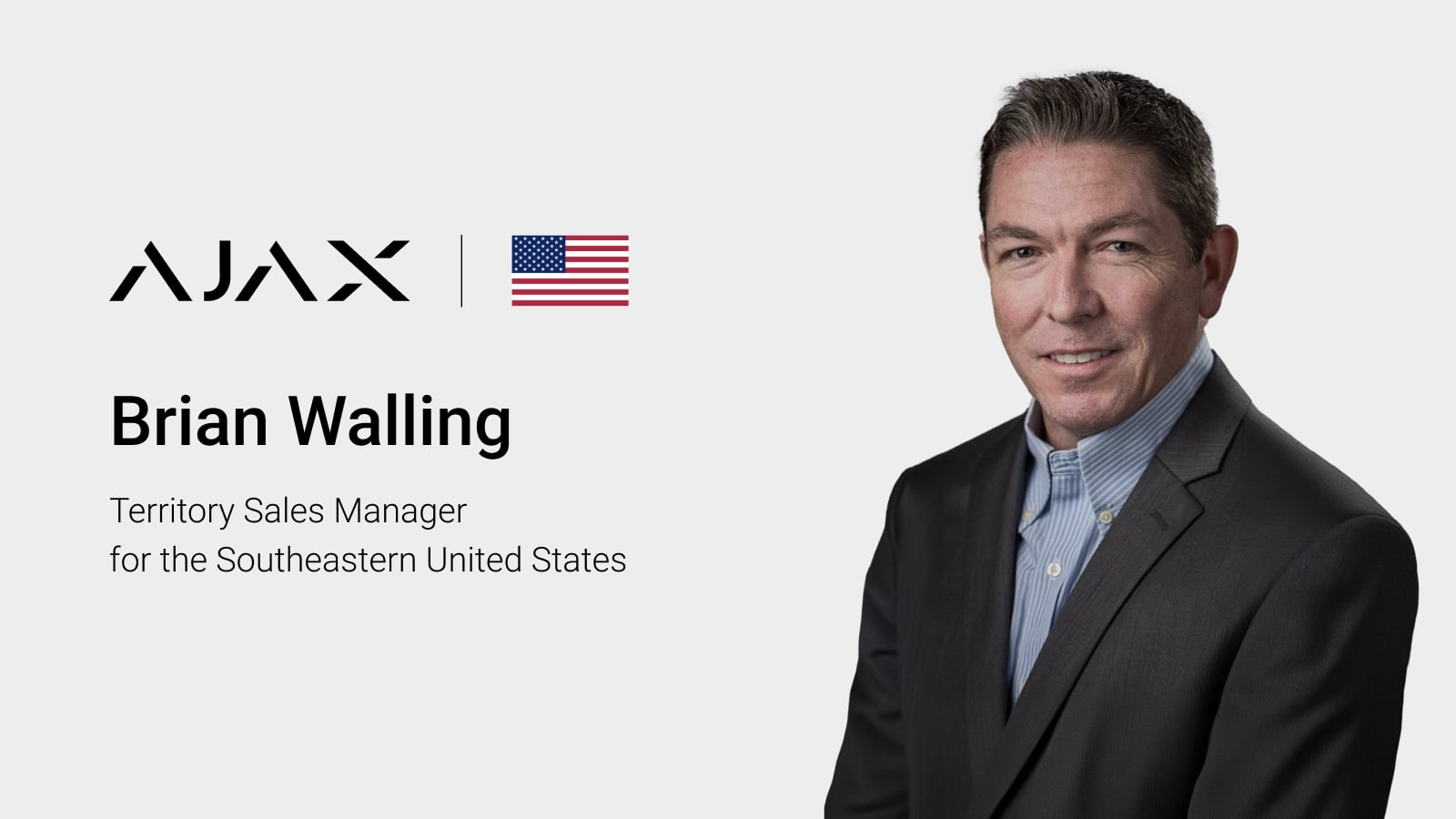 Brian Walling, Ajax Systems'a Güneydoğu Amerika Birleşik Devletleri Bölge Satış Müdürü olarak katıldı