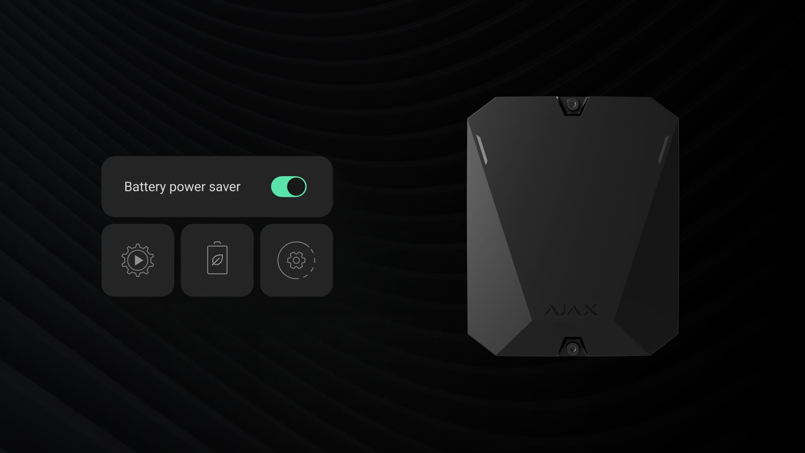 Managing Hub BP Jeweller in Battery power saver mode