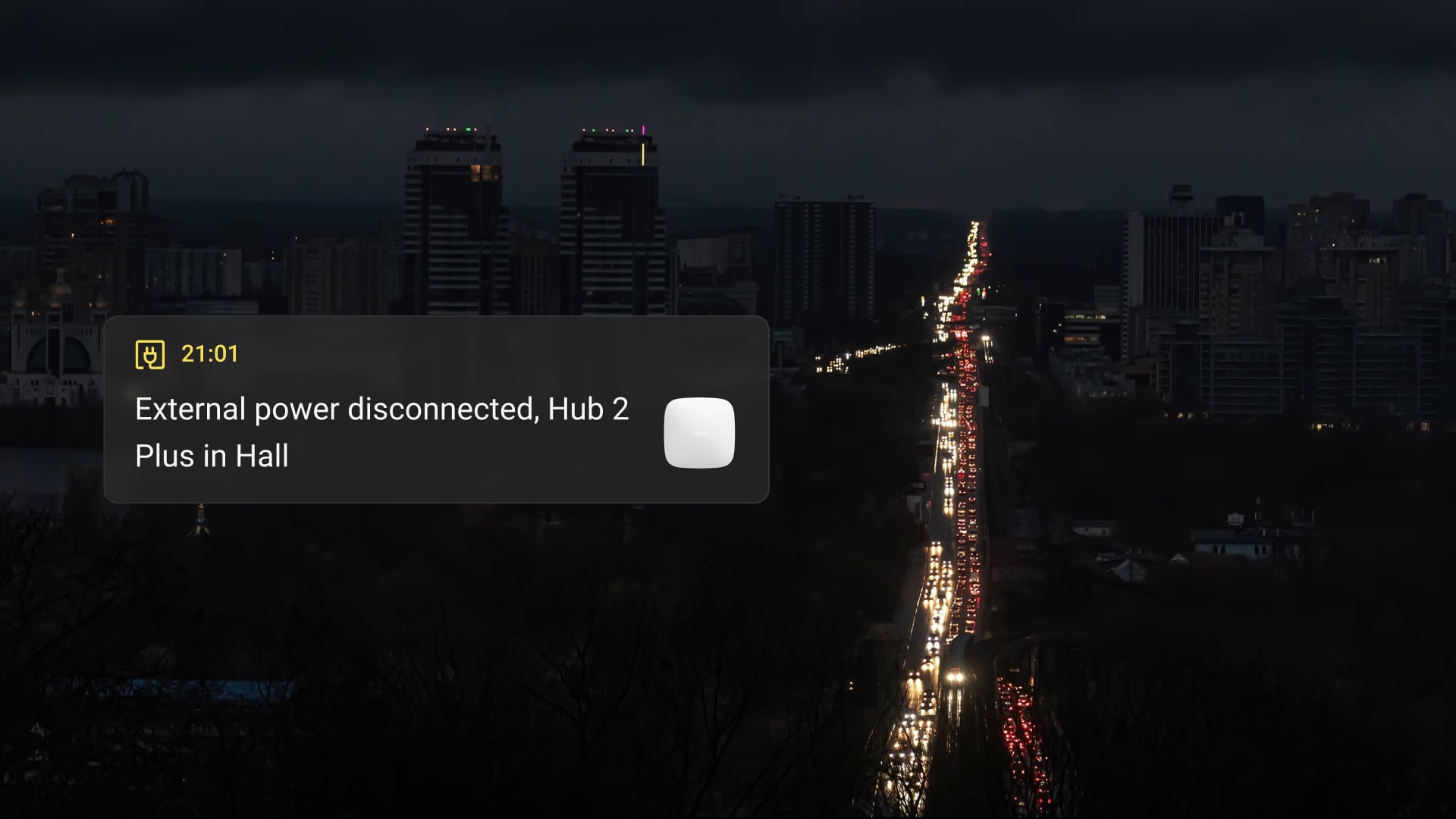 Elektrik kesintisi sırasında Ajax nasıl faydalı olabilir