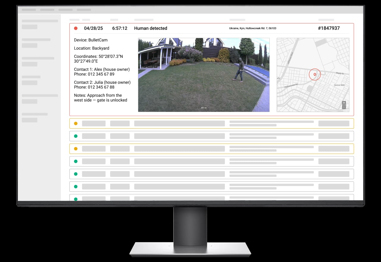 Informative notifications with visual proof