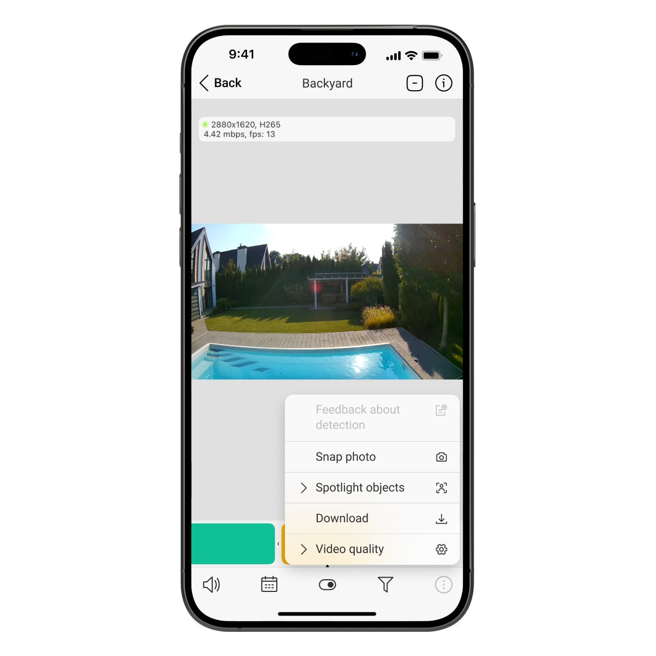 Les options d'export rapide