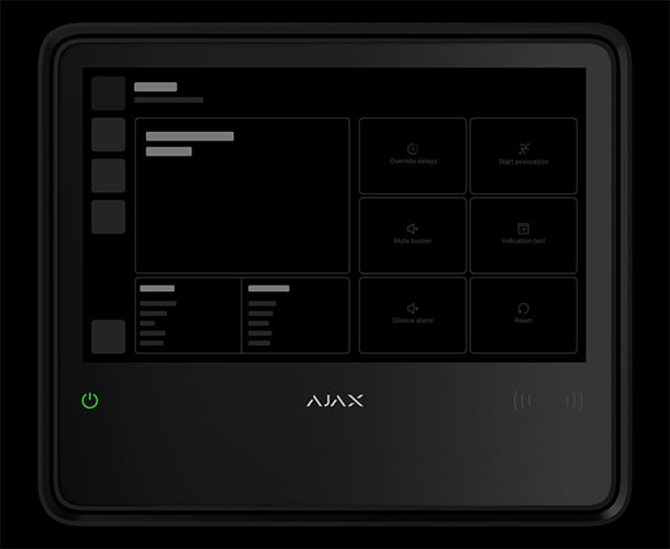 Controlo de deteção e alarme de incêndio