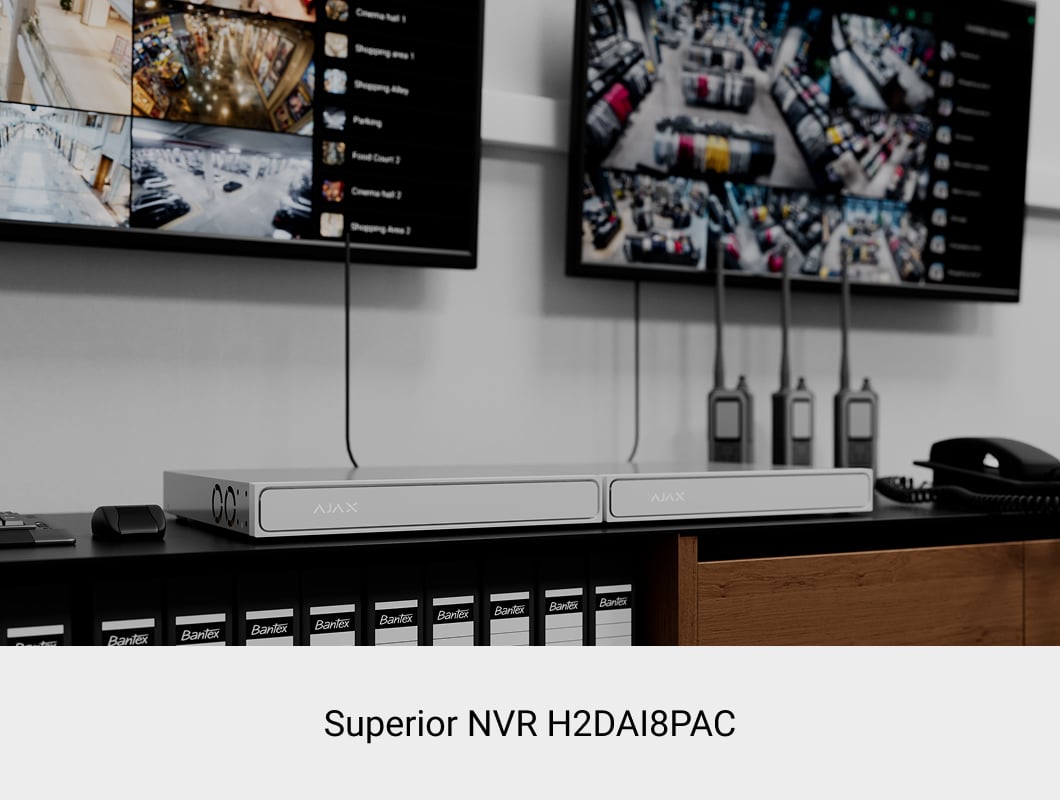Ajax Superior NVR H2DAI8PAC
