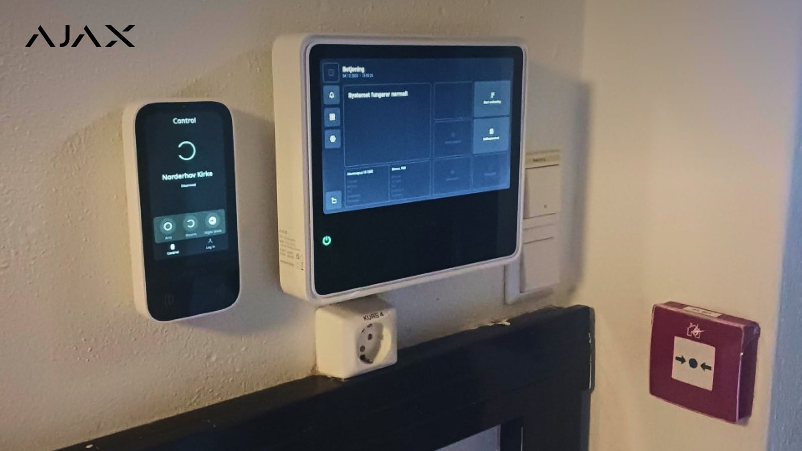 EN54 Fire hub Jeweller en KeyPad TouchScreen Jeweller