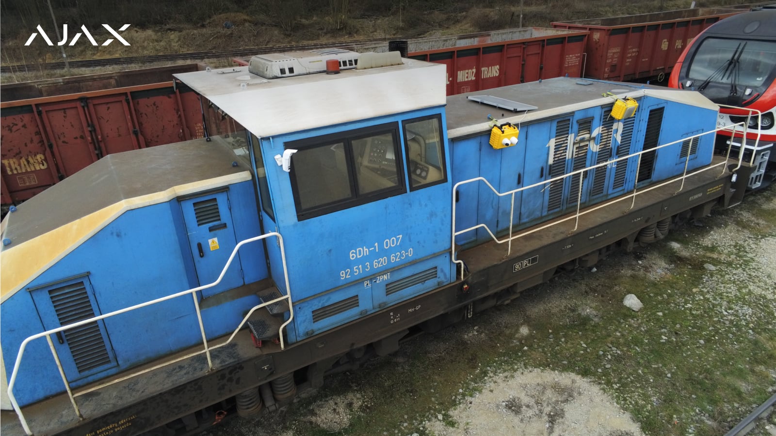 Locomotive depot under the protection of AlarmTower’s security units