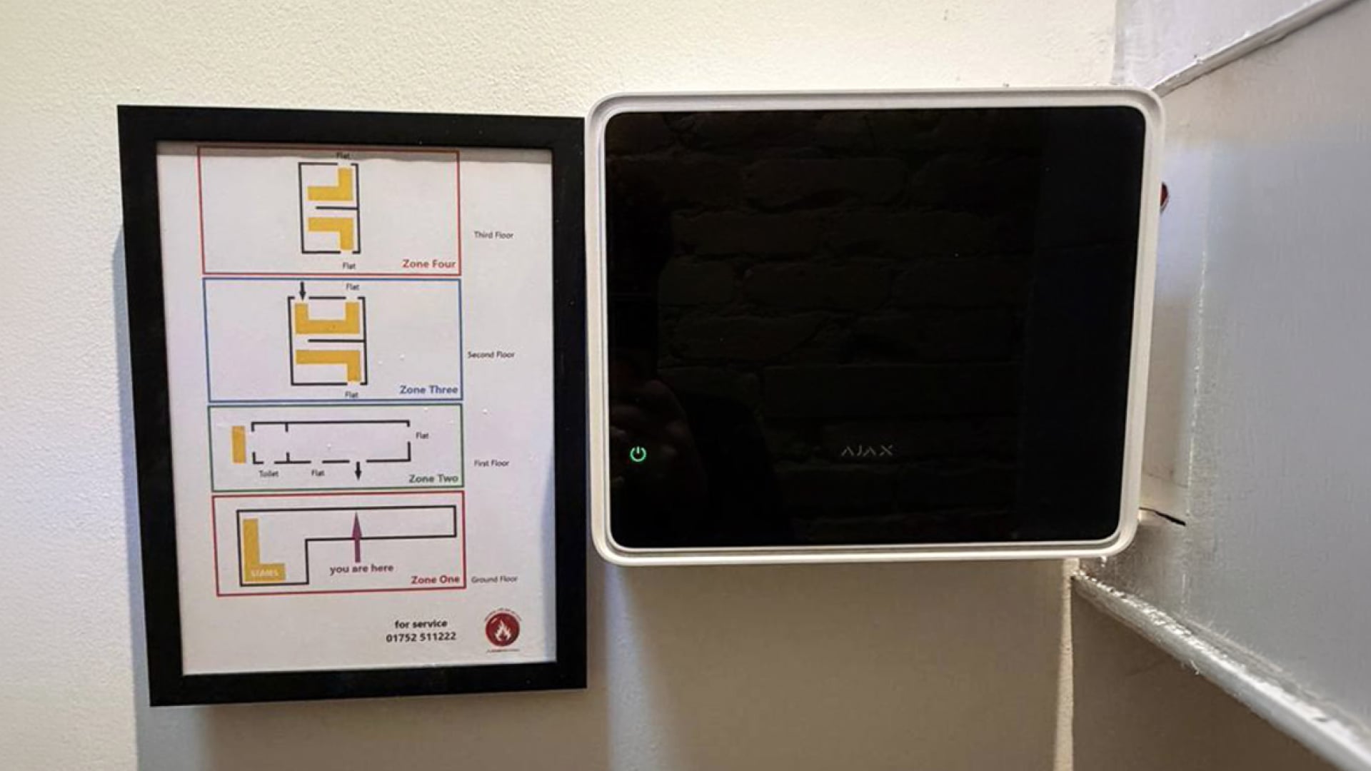 Отображение состояний системы на ППКП Ajax
