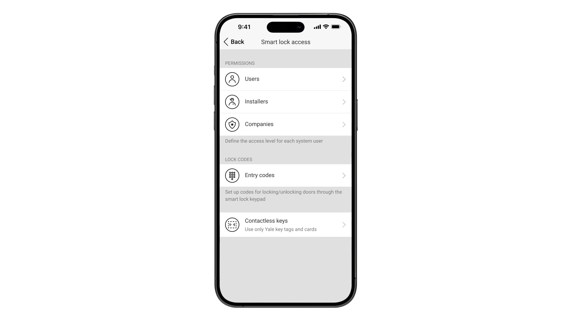 Advanced access rights management