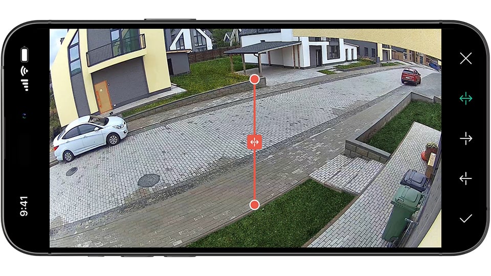 Line crossing detection