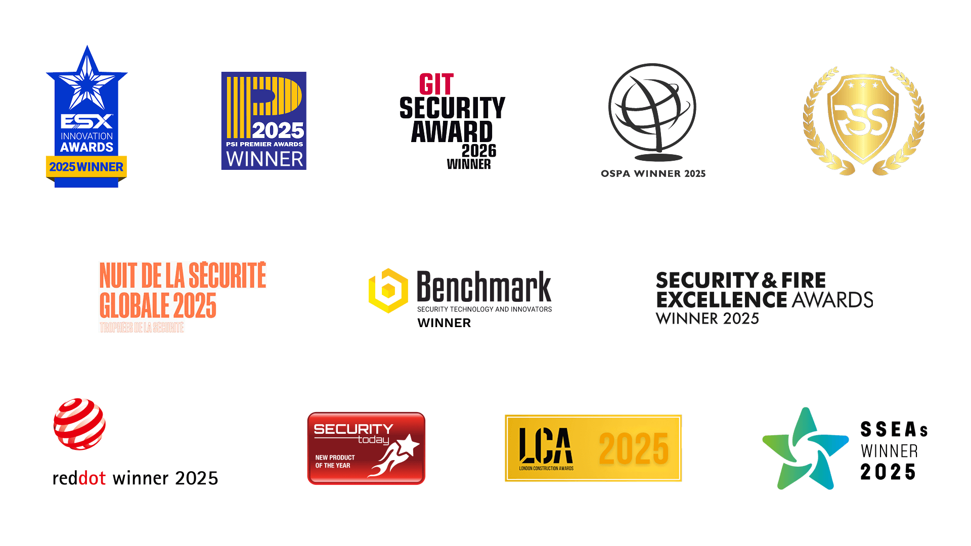 Awards from around the globe