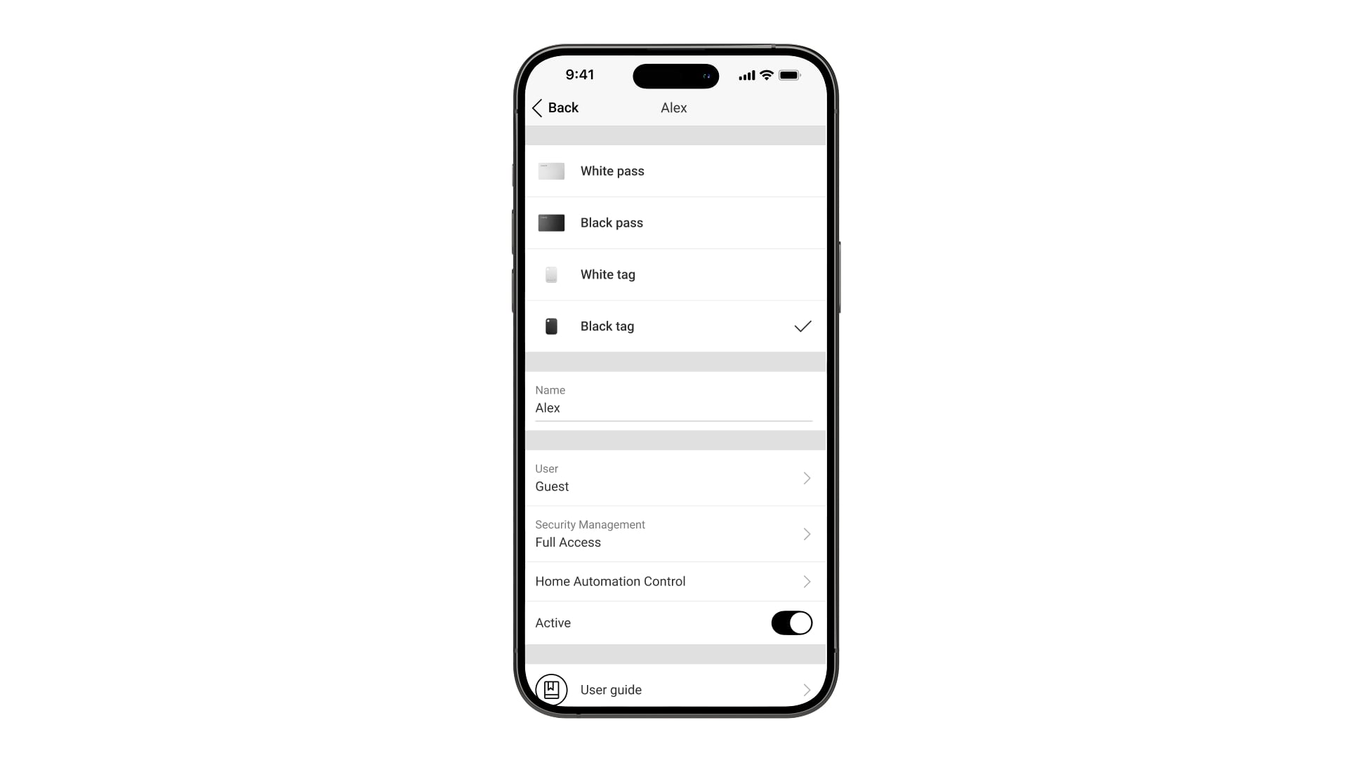 Contrôle des droits d'accès à distance