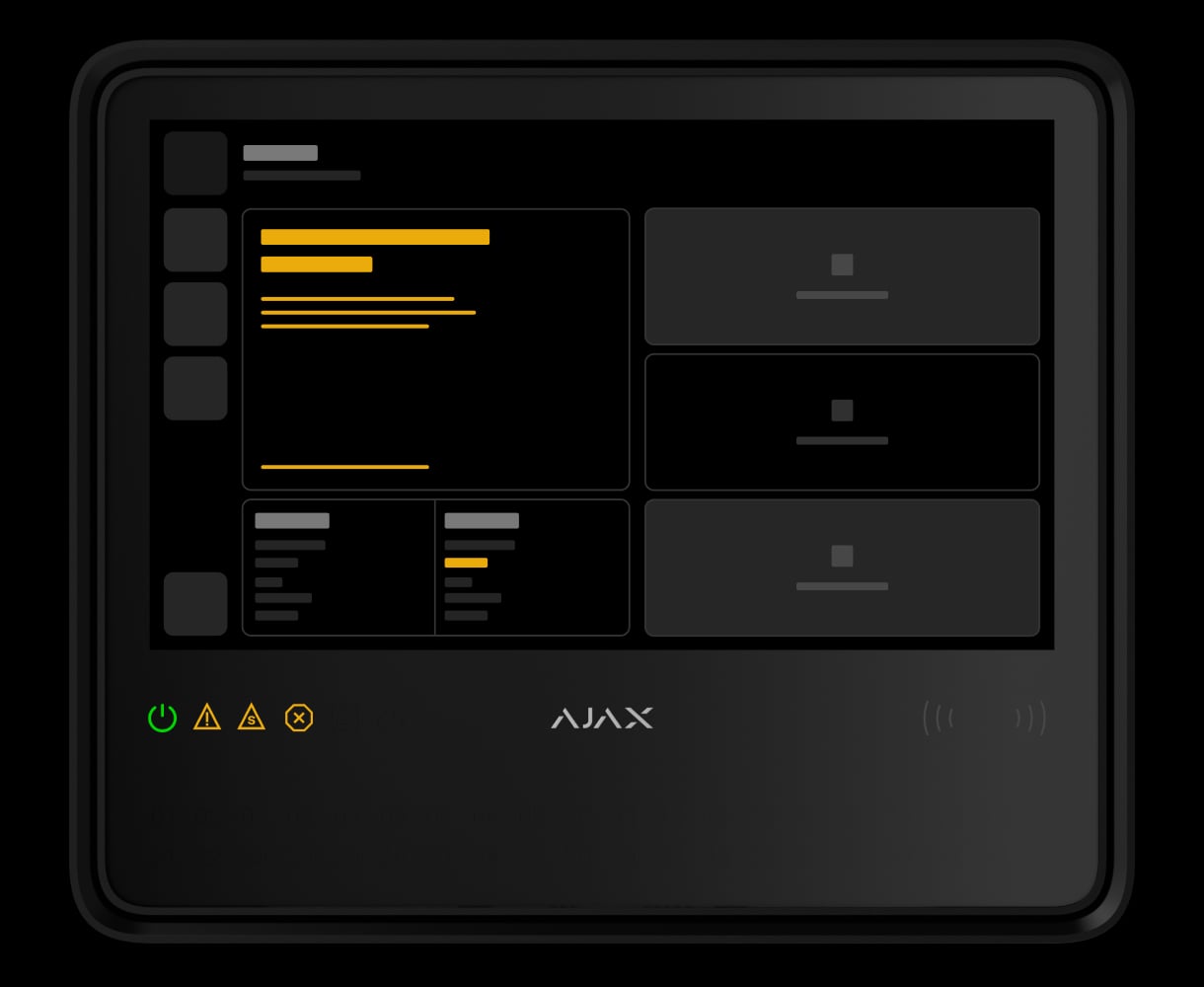 Sound and LED indication