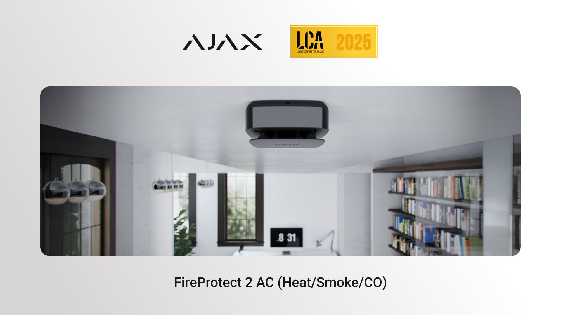 FireProtect 2 AC (Heat/Smoke/CO) erkend als runner-up bij de London Construction Awards 2025
