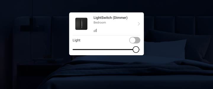 Lighting control via smartphone