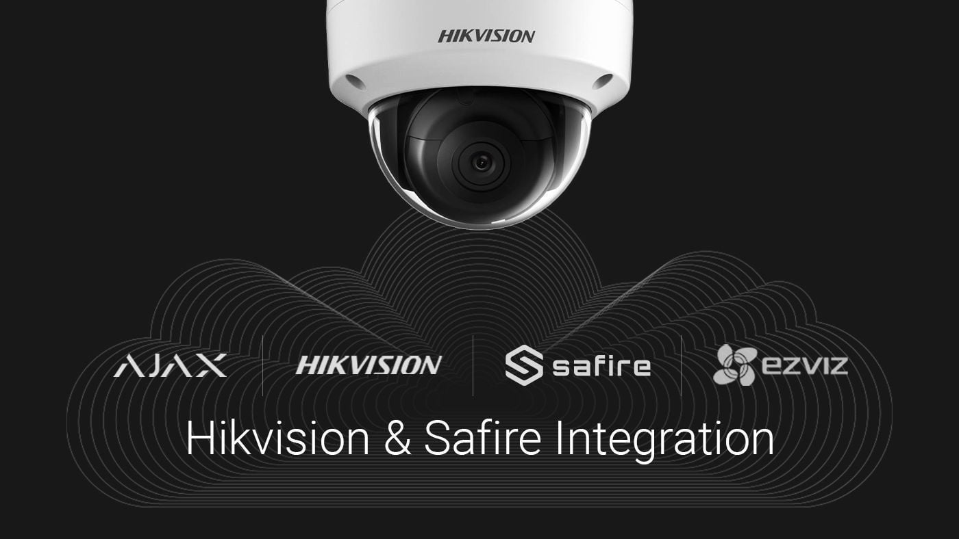 Connectez les caméras ou enregistreurs EZVIZ, Hikvision et Safire à Ajax en seulement 5 clics