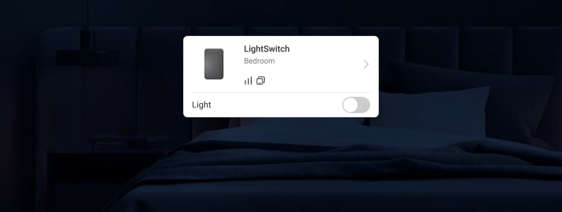 Lighting control via a smartphone