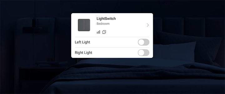 Lighting control via smartphone