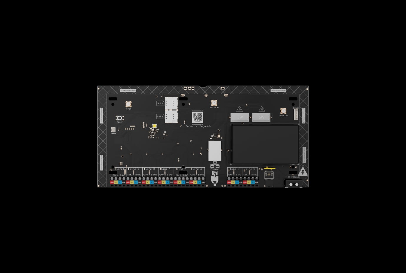 Superior MegaHub в виде платы