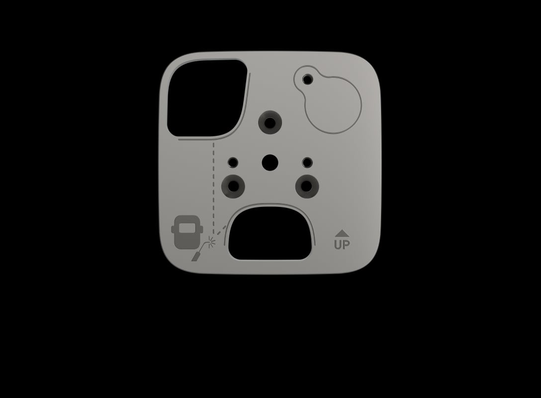 Płytka montażowa ze stali nierdzewnej