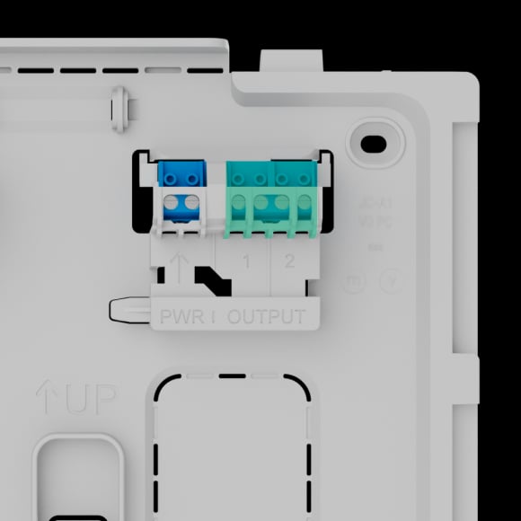 Duas saídas de relé para transmissão de eventos ao software de monitorização