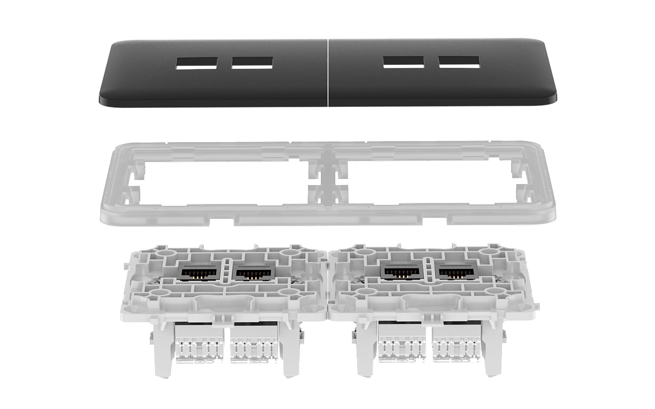 Combination of outlets