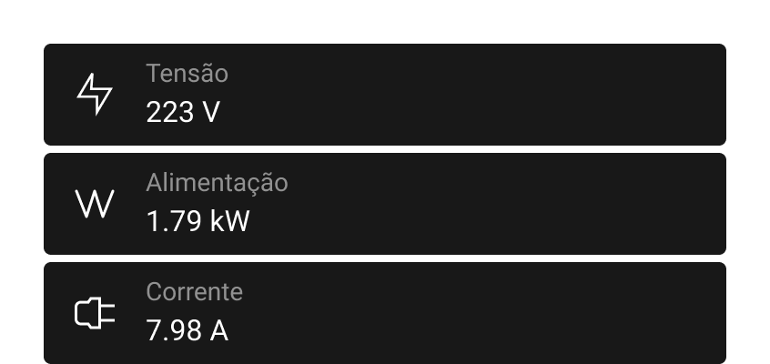 Monitorização do consumo de energia através da aplicação