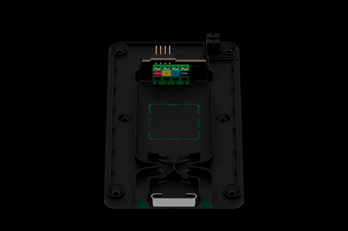 Perforated parts for the output of Fibra cables