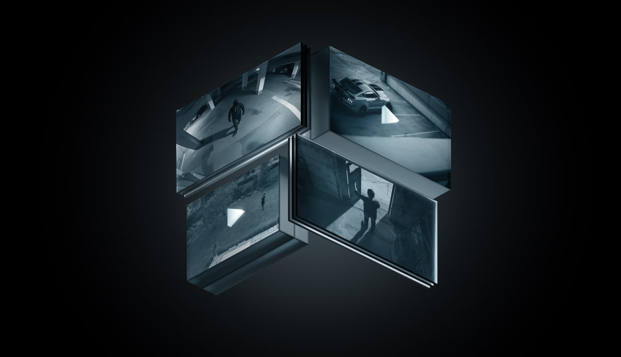 Ajax video surveillance for monitoring stations