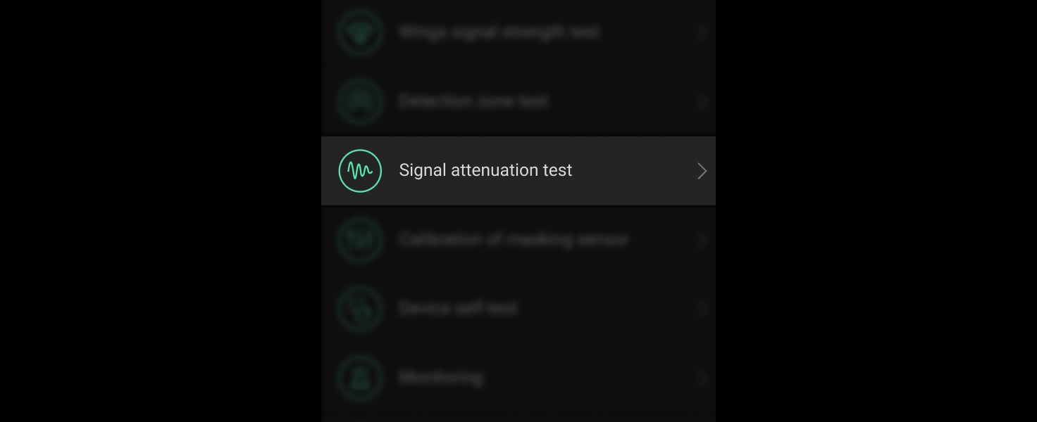 Verbeterde dempingstest