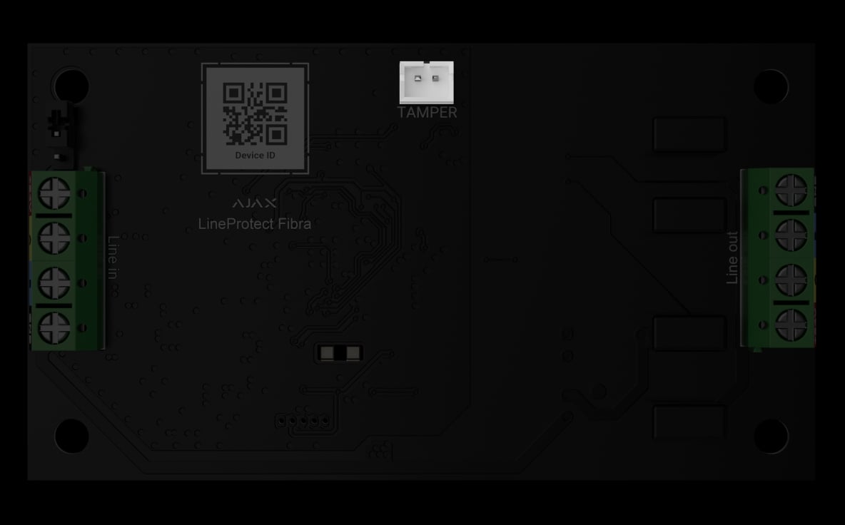 Terminal to connect a tamper module