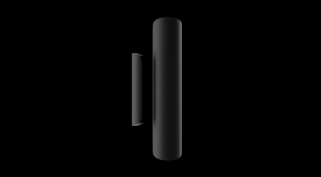 Two magnets of different sizes