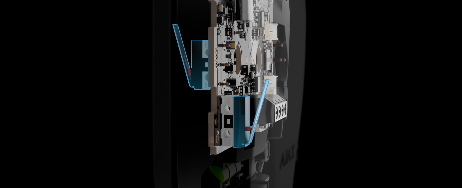 Dwa styki antysabotażowe