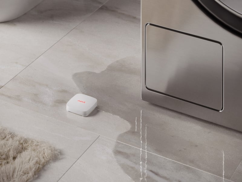 Under the washing machine